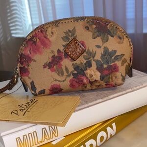 NWT PATRICIA NASH Patina Mini Cosmetics Case- Antique Rose